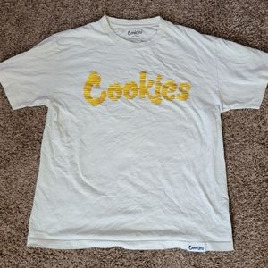 Cookies Yellow Logo Shirt, Large